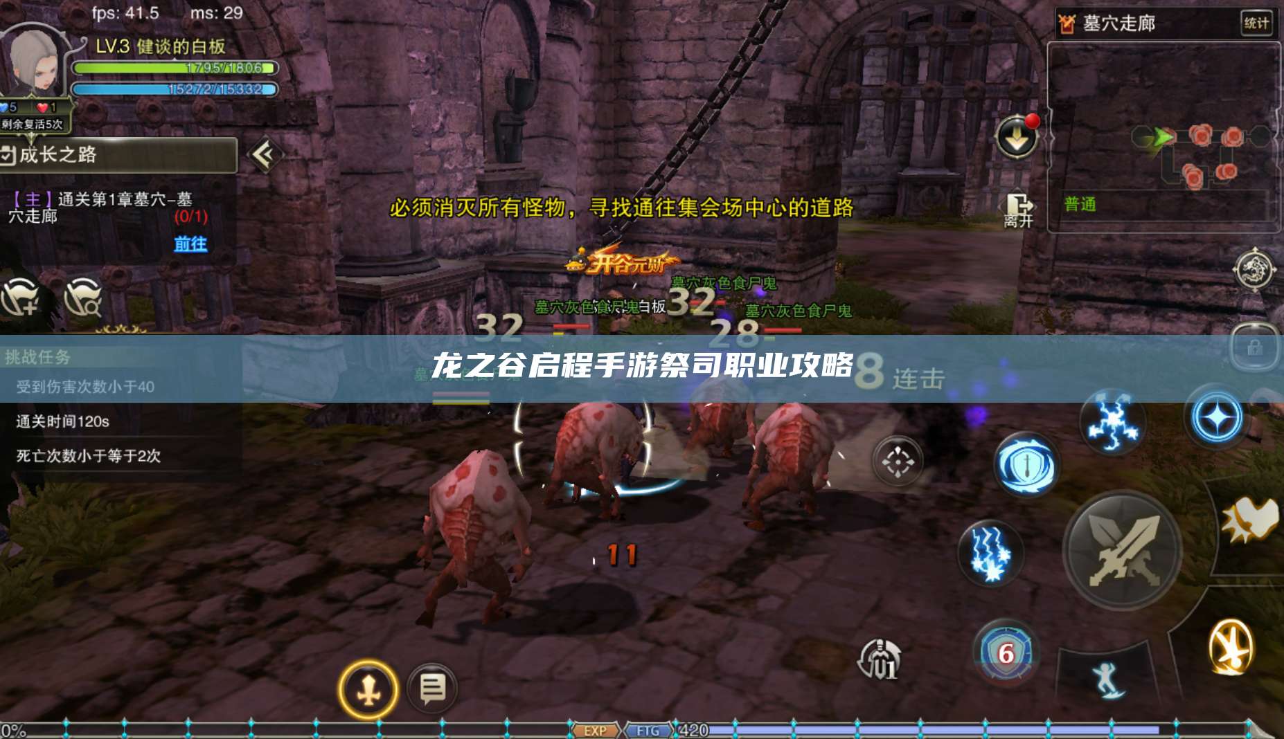 龙之谷启程手游祭司职业攻略