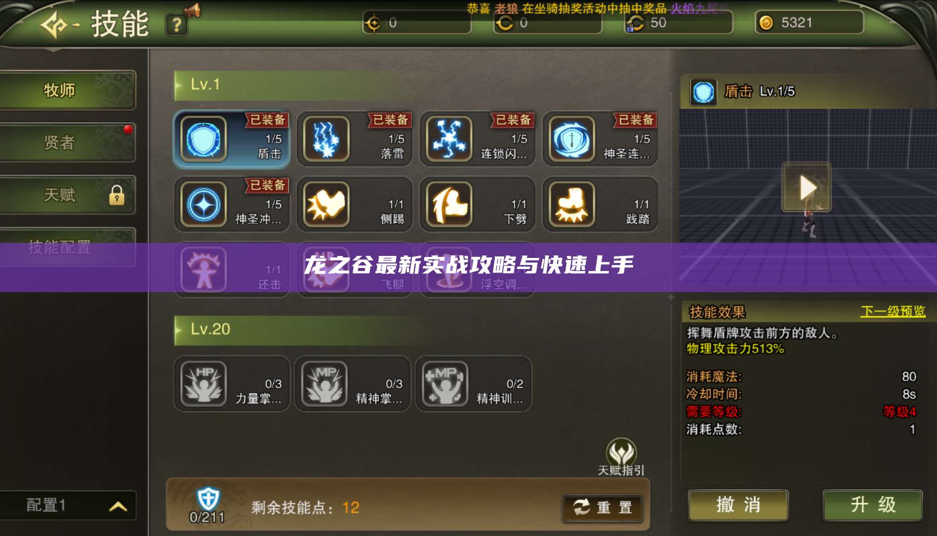 龙之谷最新实战攻略与快速上手